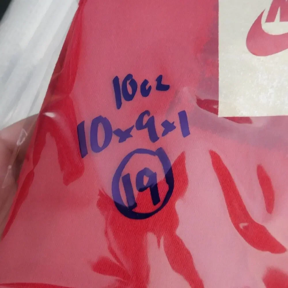 Vintage Y2K Red Nike Box Logo Streetwear Mens Size XL Gray Tag Label Cotton